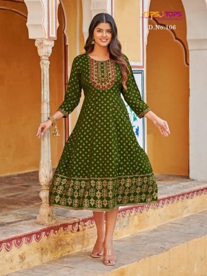 tips and tops launching a new catalog charmie Festive Wear Fancy Gowns style kurti catalog at wholesale price kurtis catalogs