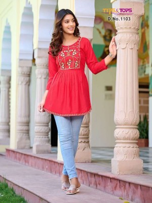 tips and tops presents Bubbly vol 11 Fancy Western short top collation  kurtis catalogs