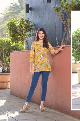 tips tops by cotton candy premium cotton foil printed short tops catalogue at lowe rate  western wear catalogs