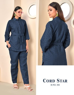tunic house by co ord set fancy cotton co ord set catalog at wholesale price kurtis catalogs