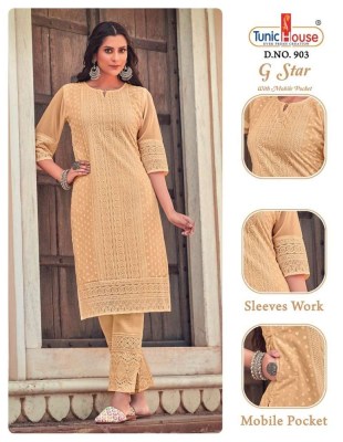 tunic house new G Star apple georgette chikankari Kurti wholesale price     kurtis catalogs