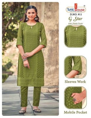 tunic house new G Star apple georgette chikankari Kurti wholesale price     kurtis catalogs