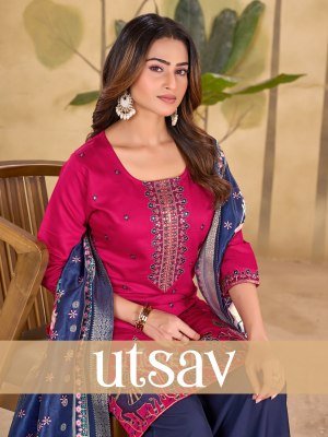 Banwery Utsav Pure Viscose Readymade Suit Catalogue Pcs Wholesale Rate  Amavi
