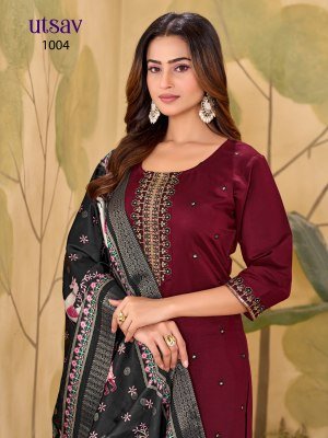 Banwery Utsav Pure Viscose Readymade Suit Catalogue Pcs Wholesale Rate  readymade suit catalogs