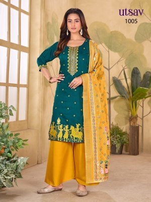 Banwery Utsav Pure Viscose Readymade Suit Catalogue Pcs Wholesale Rate  readymade suit catalogs