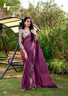 utopia vol 6 by L T Fashion Exclusive NC Malai silk with fancy saree and printed blouse collection sarees catalogs