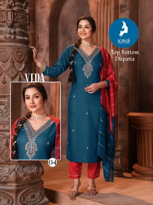 veda by Kaya 3 piece concept readymade suit with affordable rate readymade suit catalogs
