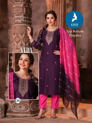 veda by Kaya 3 piece concept readymade suit with affordable rate readymade suit catalogs