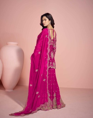 veera by sayuri designer Premium Georgette Fancy sharara suit catalogue in affordable rate fancy sharara suit Catalogs