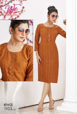 we new launch eva  Bombay Rayon Weaving designer Kurti wholesaler  kurtis catalogs