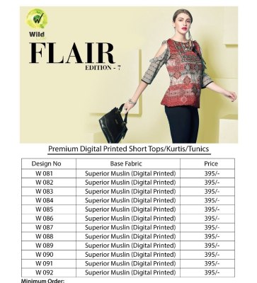 wild flair edition vol 7 by Eternal Superior muslin printed western top catalogue with affordable rate western wear catalogs