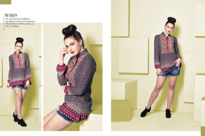 wild flair edition vol 7 by Eternal Superior muslin printed western top catalogue with affordable rate western wear catalogs