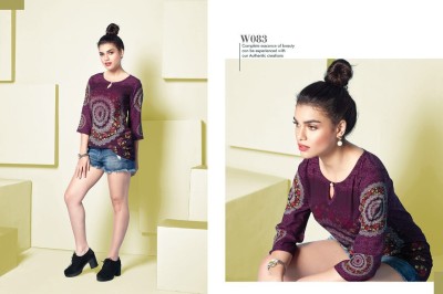wild flair edition vol 7 by Eternal Superior muslin printed western top catalogue with affordable rate western wear catalogs