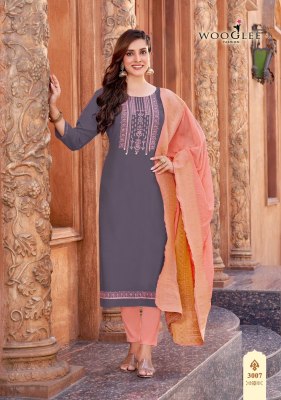 wooglee by madhurya vol 2 reyon handwork and embroidered kurti pant and dupatta at wholesale price kurtis catalogs