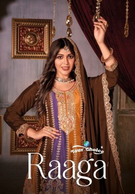 your choice by Ragaa presenting designer exclusive  Pakistani suit catalog at wholesale price  Amavi