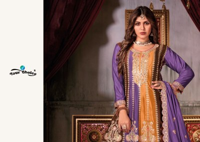 your choice by Ragaa presenting designer exclusive  Pakistani suit catalog at wholesale price  readymade suit catalogs