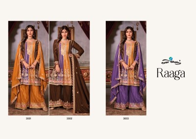 your choice by Ragaa presenting designer exclusive  Pakistani suit catalog at wholesale price  readymade suit catalogs