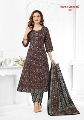 zaanat vol 2 by Shree ganesh Heavy Cotton Anarkali Style readymade suit catalogue with low rate readymade suit catalogs