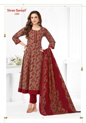 zaanat vol 2 by Shree ganesh Heavy Cotton Anarkali Style readymade suit catalogue with low rate readymade suit catalogs